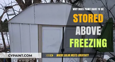 Why Paint Storage Requires Temperatures Above Freezing: Essential Tips
