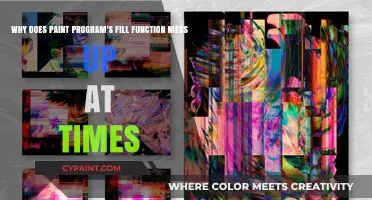 Unraveling the Mysteries of Paint Program's Fill Function Failures