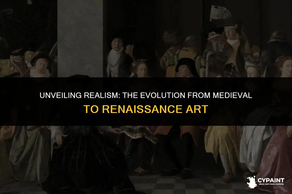 why does renaissance painting considered more realistic than medieval painting
