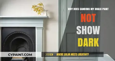 Understanding Sandong My Xhalk Paint's Lack of Dark Pigmentation