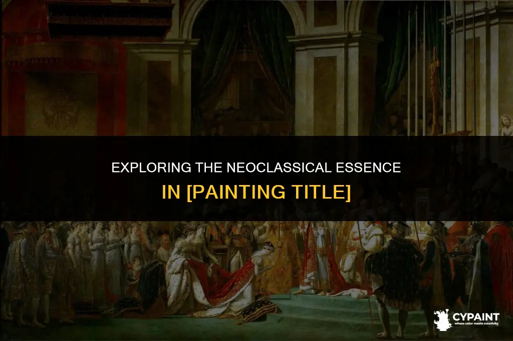 why does the above painting fit the neoclassical style brainly