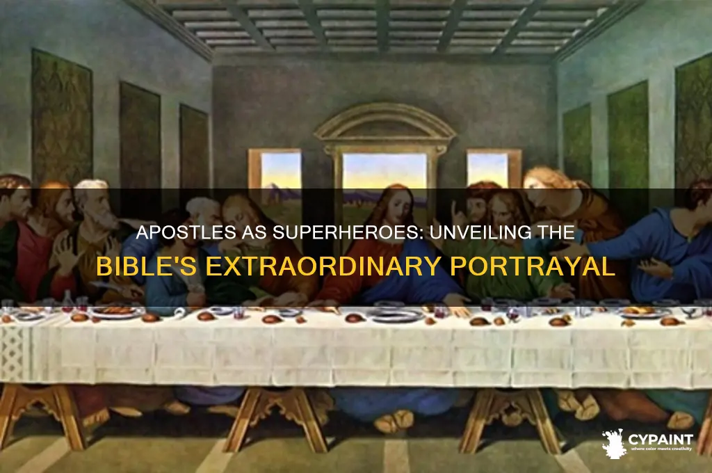 why does the bible paint the apostles as superheroes