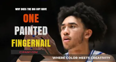 One Painted Fingernail: The Big Guy's Surprising Secret Unveiled