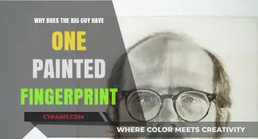 The Mystery Behind the Big Guy's Single Painted Fingerprint