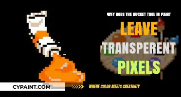 Unveiling the Mystery: Why Paint's Bucket Tool Leaves Transparent Pixels