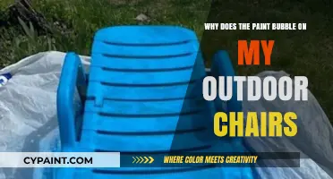 Why Outdoor Chair Paint Bubbles: Causes and Prevention Tips