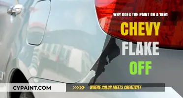 Why Does the Paint on a 1991 Chevy Flake Off?