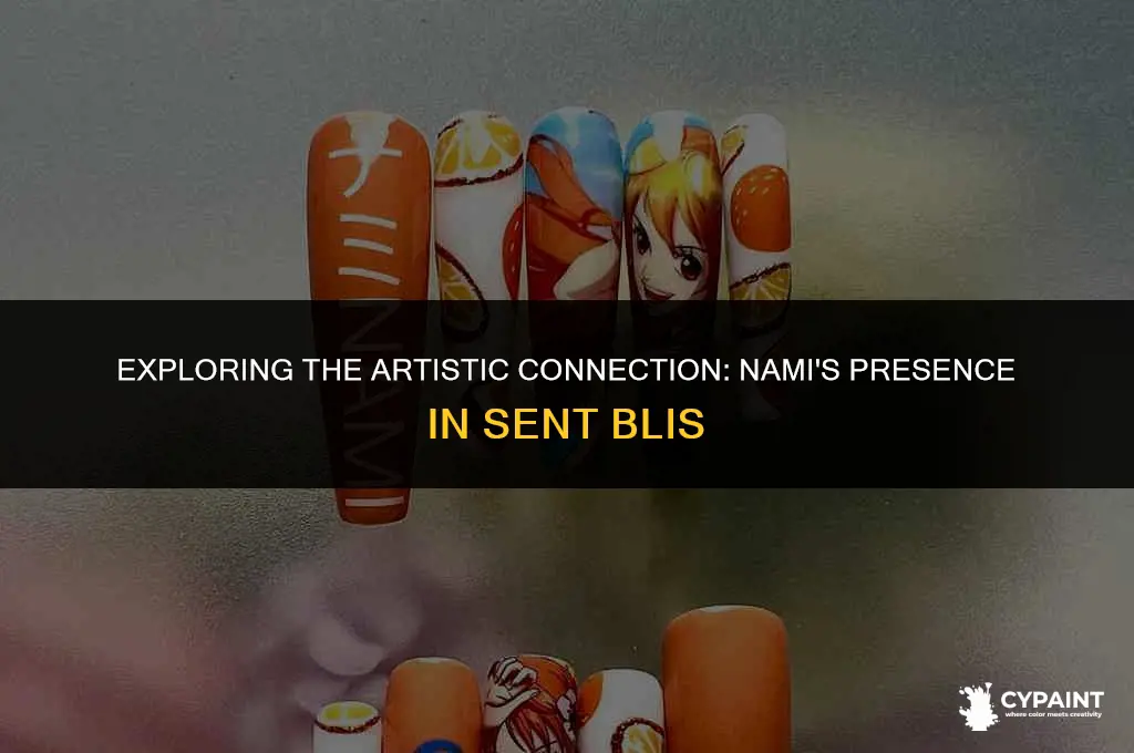 why does the sent blis have a painting of nami