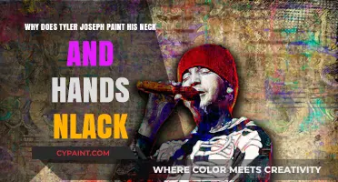 Unveiling the Mystery: Tyler Joseph's Signature Black Paint Style