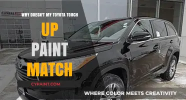 Why Your Toyota Touch-Up Paint Doesn't Match: Common Causes & Fixes