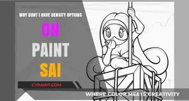 Missing Density Options in Paint SAI: Troubleshooting and Solutions