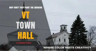 Preserving History: The Unpainted Charm of Addison, VT Town Hall