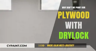 Why Drylock Isn't the Best Choice for Painting Plywood Surfaces