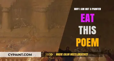 Why I’m Not a Painter: A Poetic Feast to Savor