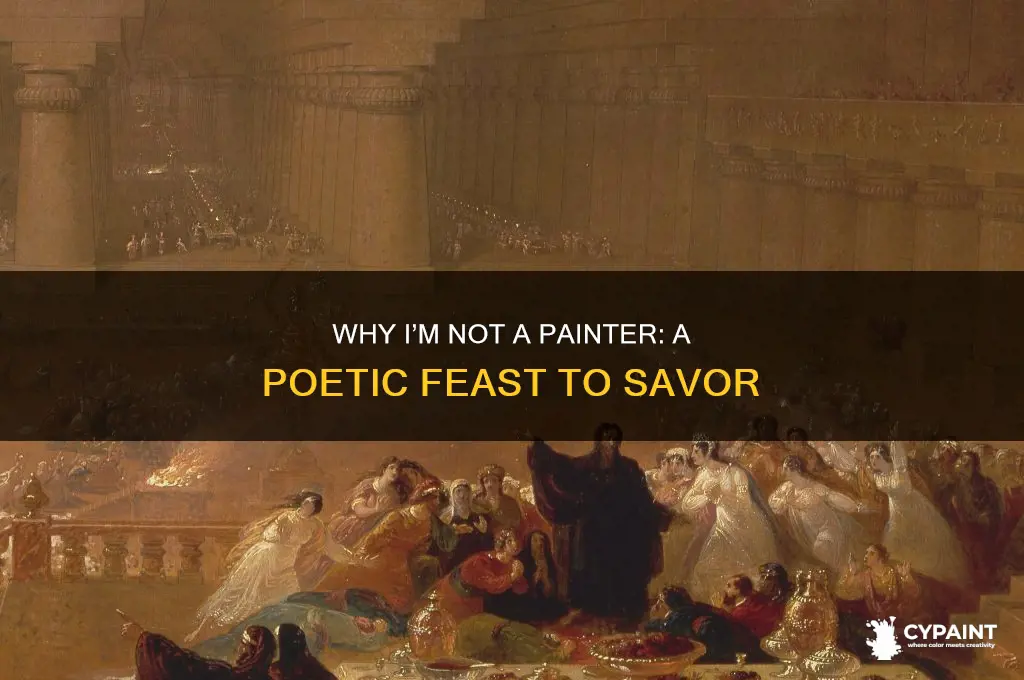 why i am not a painter eat this poem