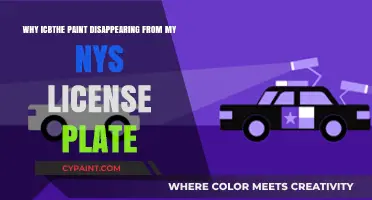 Why Is the Paint Disappearing from My NY License Plate?