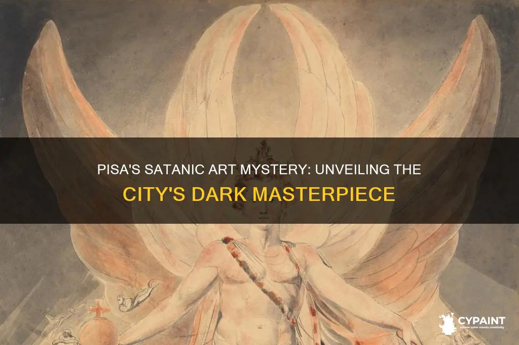 why in city of pisa is there satanic painting