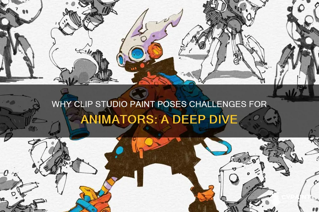 why is clupstudio paint so hard to animate with