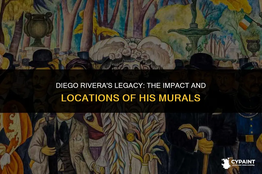 why is diego rivera important where did he paint murals