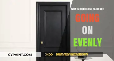 Uneven High Gloss Paint: Common Causes and Solutions for a Flawless Finish