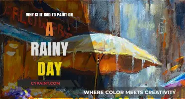 Rainy Day Painting: Why It's Not the Best Idea