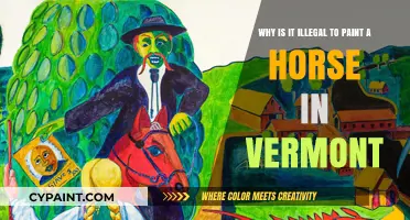 Unveiling Vermont's Unique Law: The Prohibition of Painting Horses