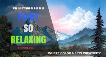 Bob Ross' Soothing Voice and Painting: A Relaxation Guide