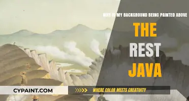 Java GUI Painting Issue: Background Overrides Foreground Elements