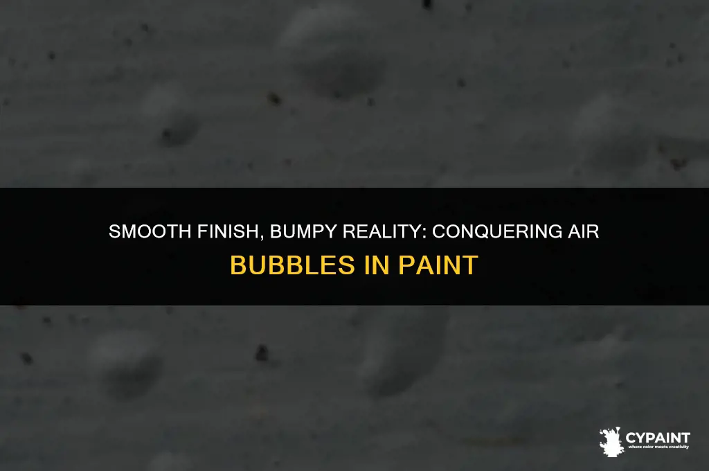 why is my paint going on full of air bubbles