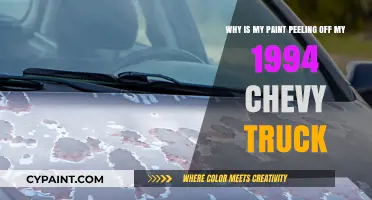Reviving Your Ride: Solving the Mystery of Peeling Paint on Your 1994 Chevy Truck