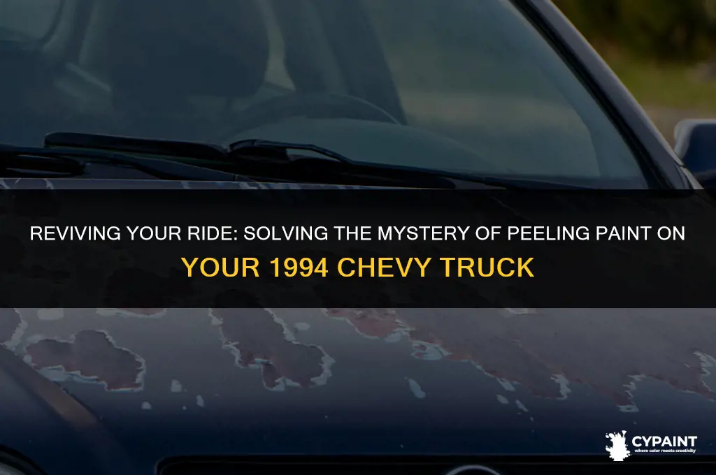 why is my paint peeling off my 1994 chevy truck