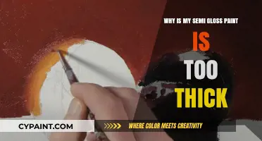 Why Semi-Gloss Paint Becomes Too Thick and How to Fix It
