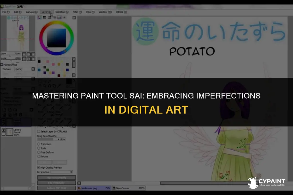 why is paint tool sai over correcting everything i draw