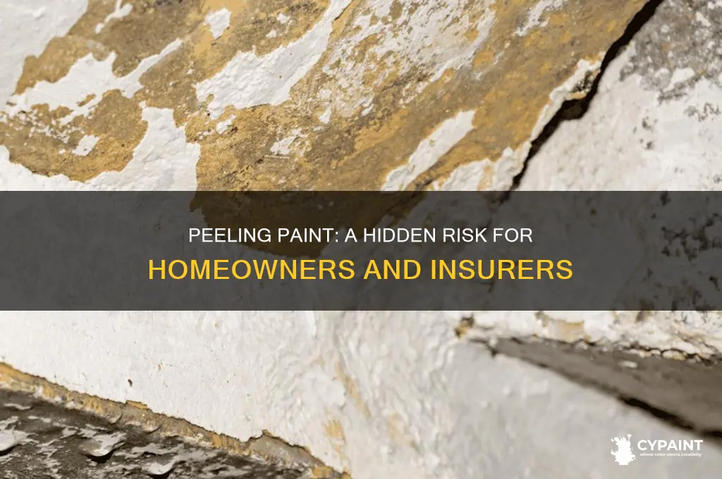 why is pealing paint a big deal to insurance