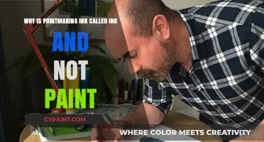Why Printmaking Ink is Ink, Not Paint: Unraveling the Difference