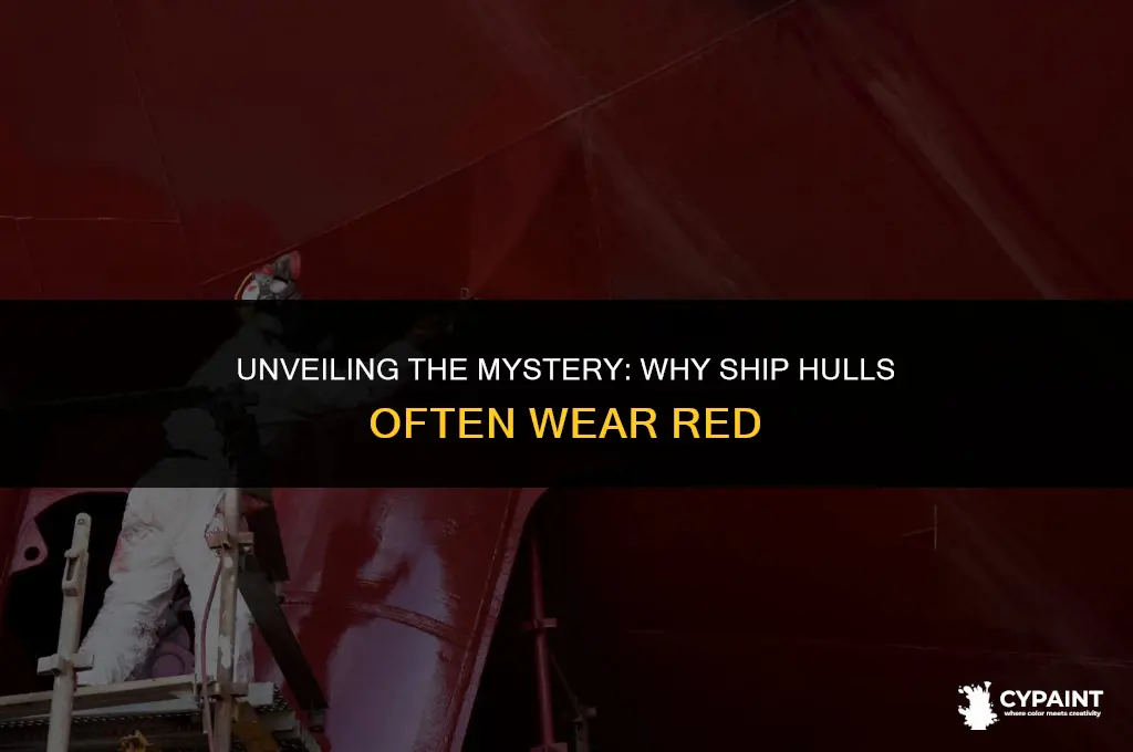 why is the bottom of a ship always painted red