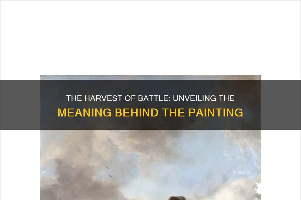 why is the painting called the harvest of battle