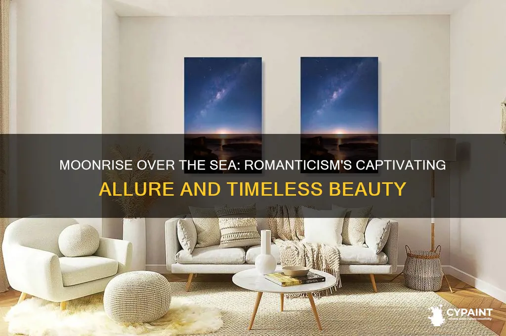why is the painting moonrise over the sea romanticism