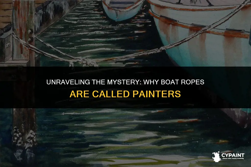 why is the rope on a boat called a painter