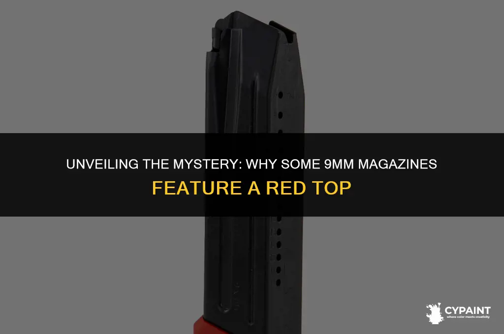 why is the top of my 9mm magazine painted red