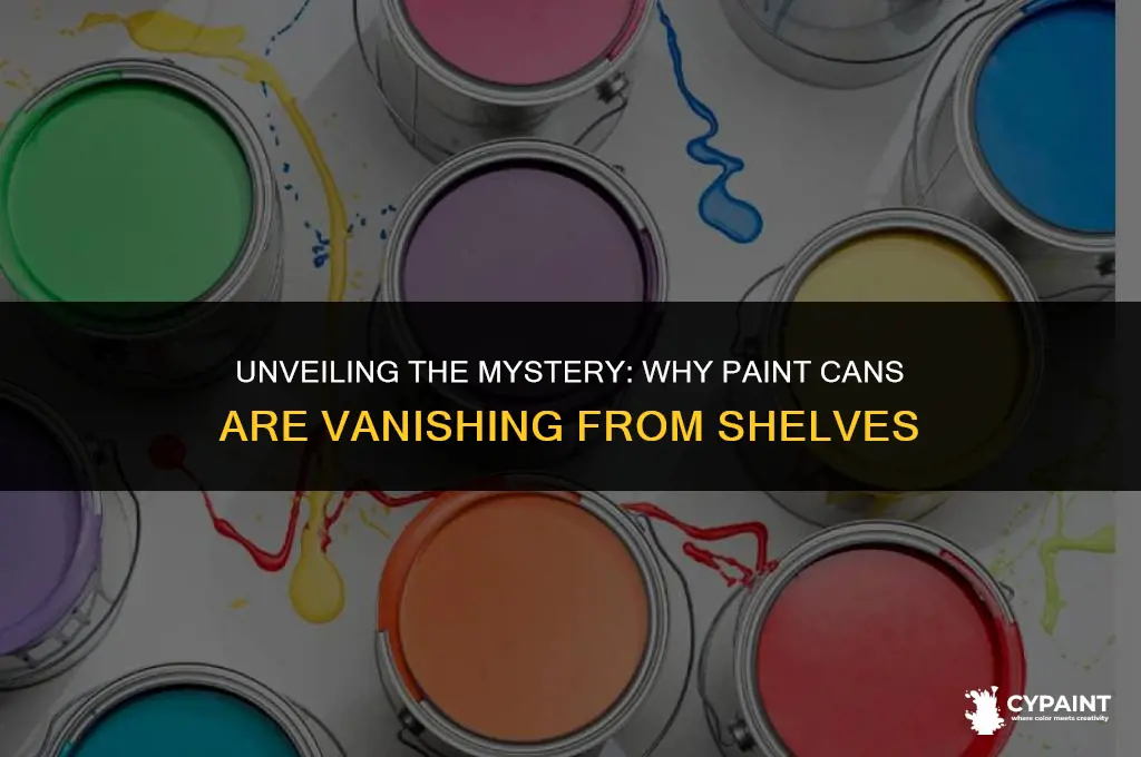 why is there a shortage of paint cans