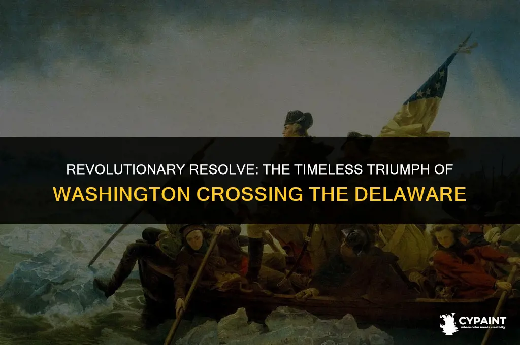 why is washington crossing the delaware such a great painting