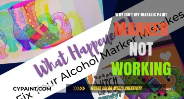 Troubleshooting Metallic Paint Markers: Why Isn't Mine Working Properly?