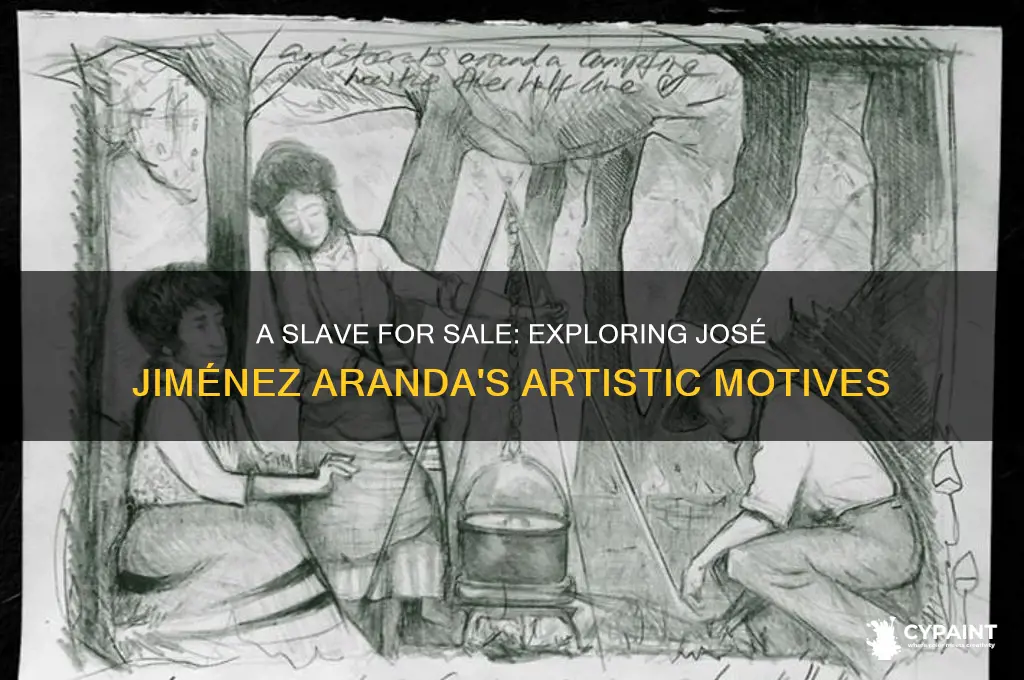 why josé jiménez aranda painted a slave for sale