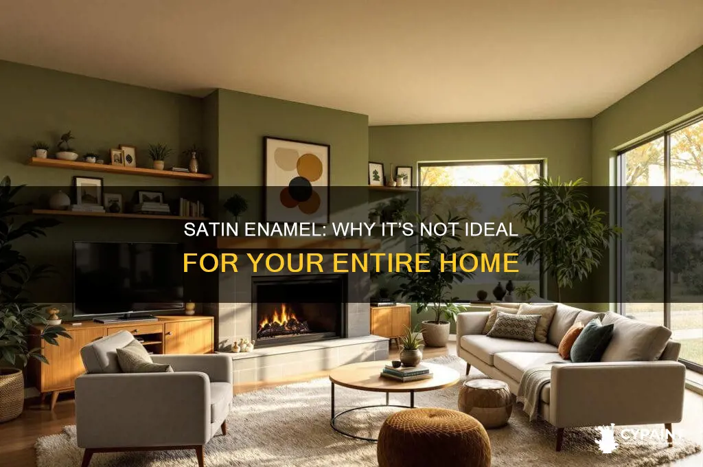 why not paint an entire home in satin enamel
