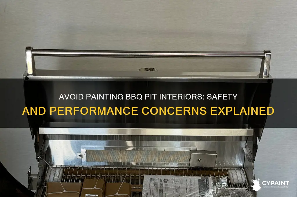 why not paint the inside of a bbq pit