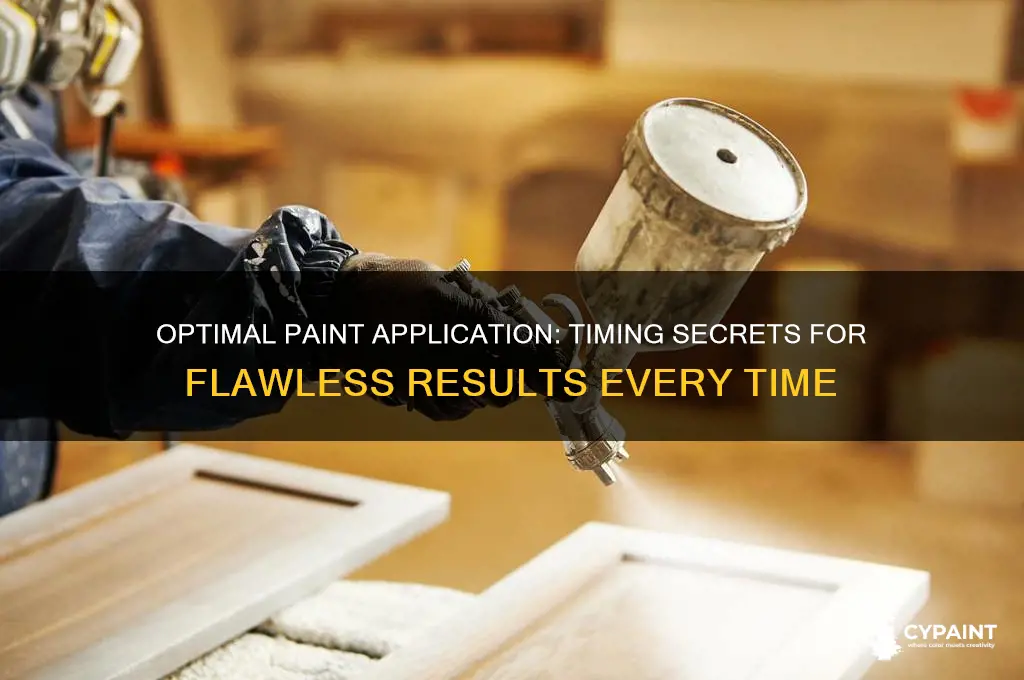 why paint applied after 30 minutes or 48 hours