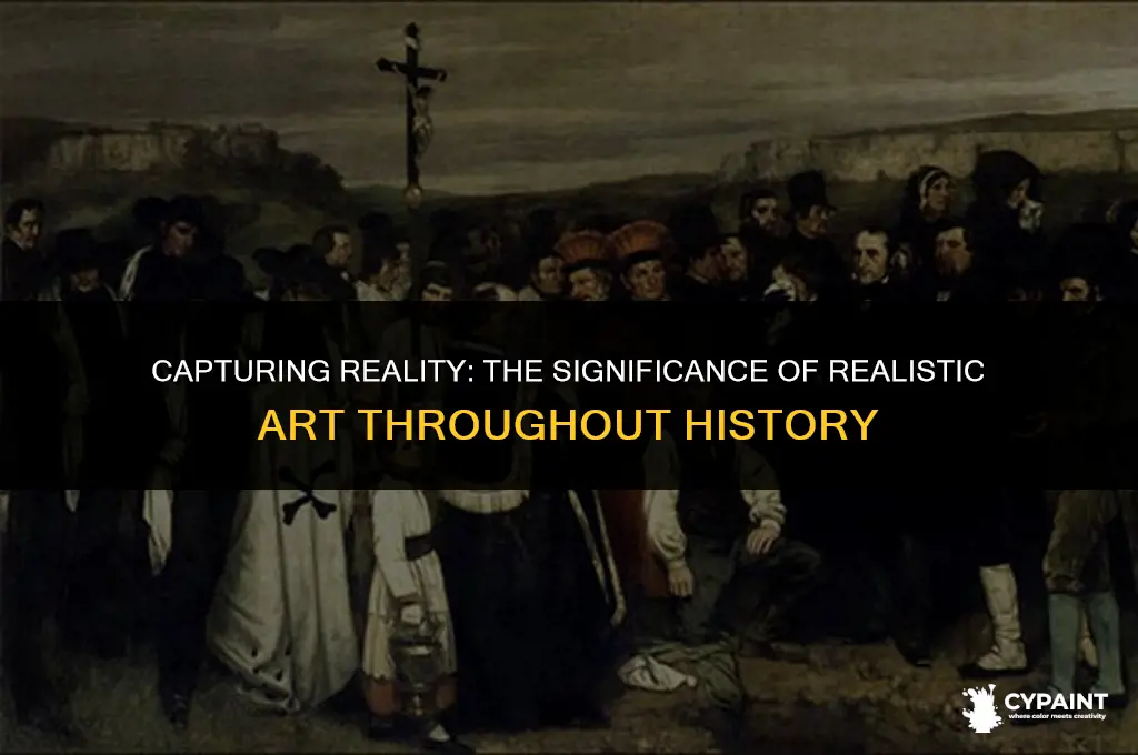 why was it important for art to be painted realistically