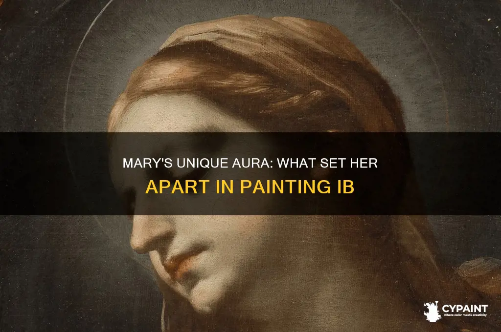 why was mary different from the other painting ib