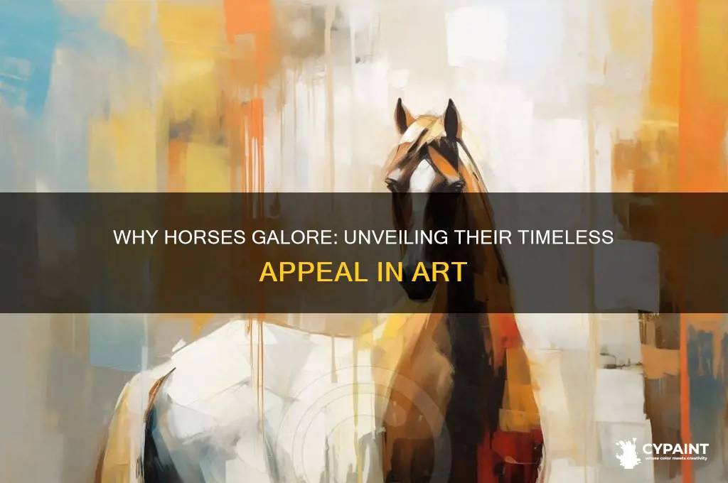 why was the horse a popular subject of paintings